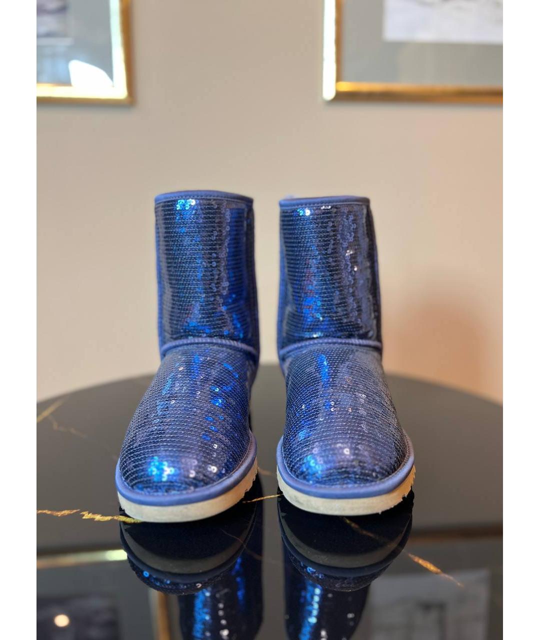 UGG AUSTRALIA Темно-синие ботинки, фото 2
