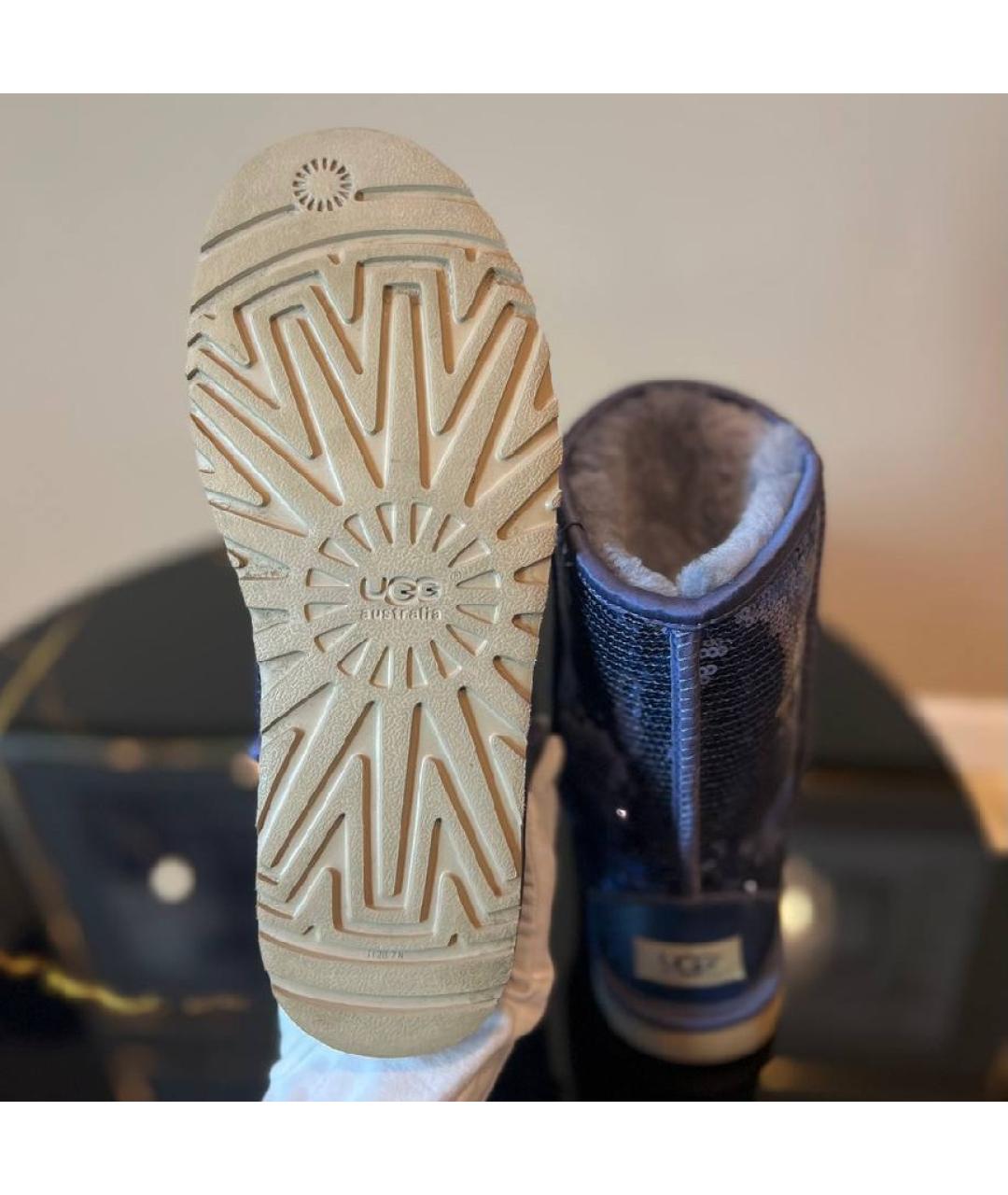 UGG AUSTRALIA Темно-синие ботинки, фото 5