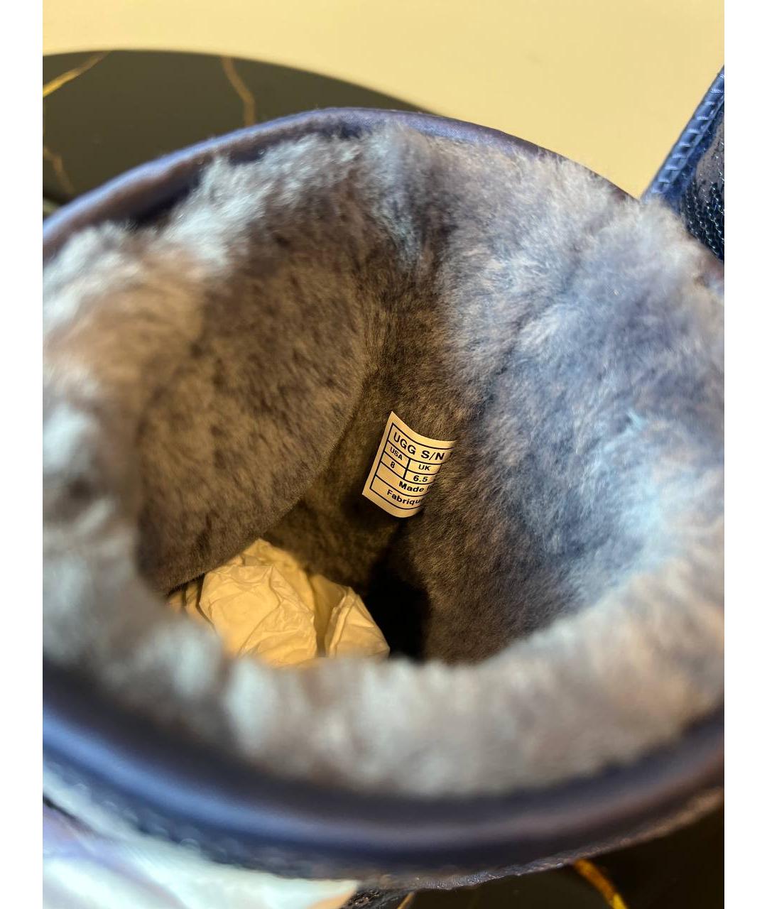 UGG AUSTRALIA Темно-синие ботинки, фото 3