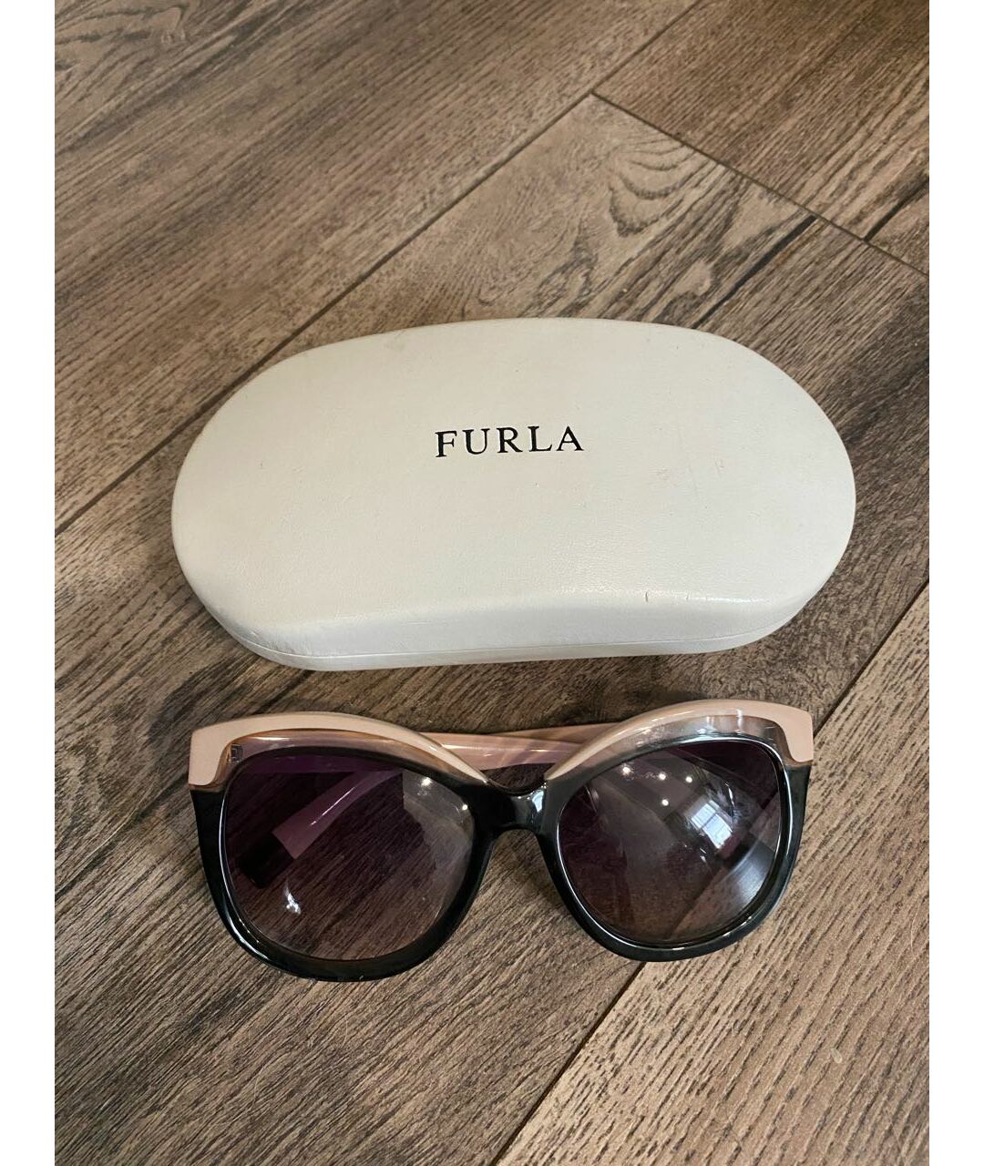 FURLA Белые солнцезащитные очки, фото 4
