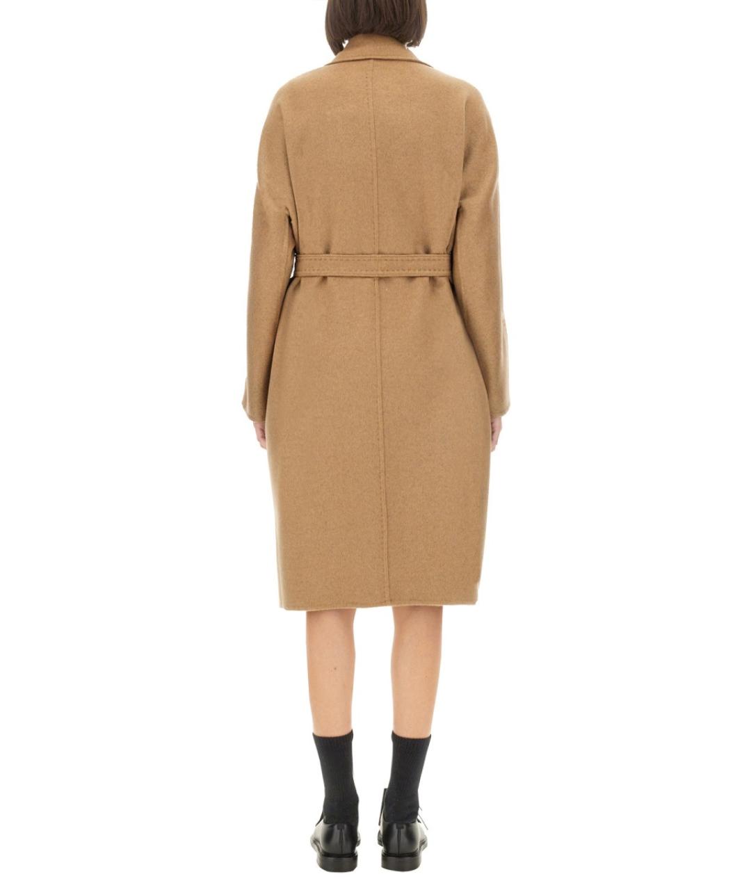 MAX MARA Бежевое кашемировое пальто, фото 4