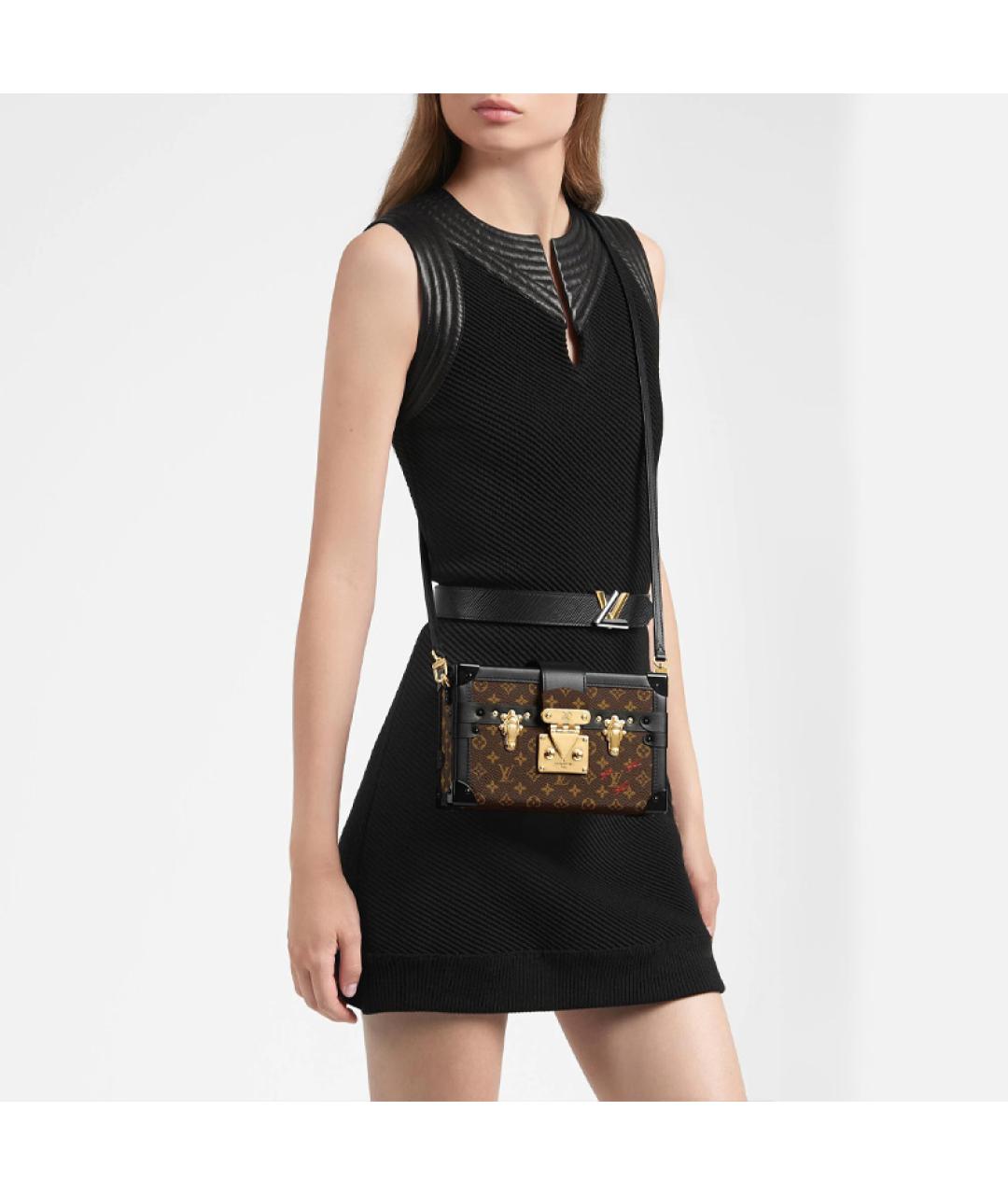 LOUIS VUITTON Коричневая сумка через плечо, фото 6