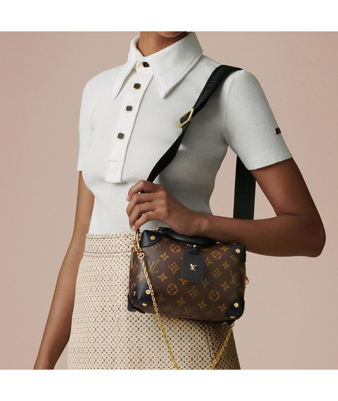 LOUIS VUITTON Коричневая сумка через плечо, фото 5