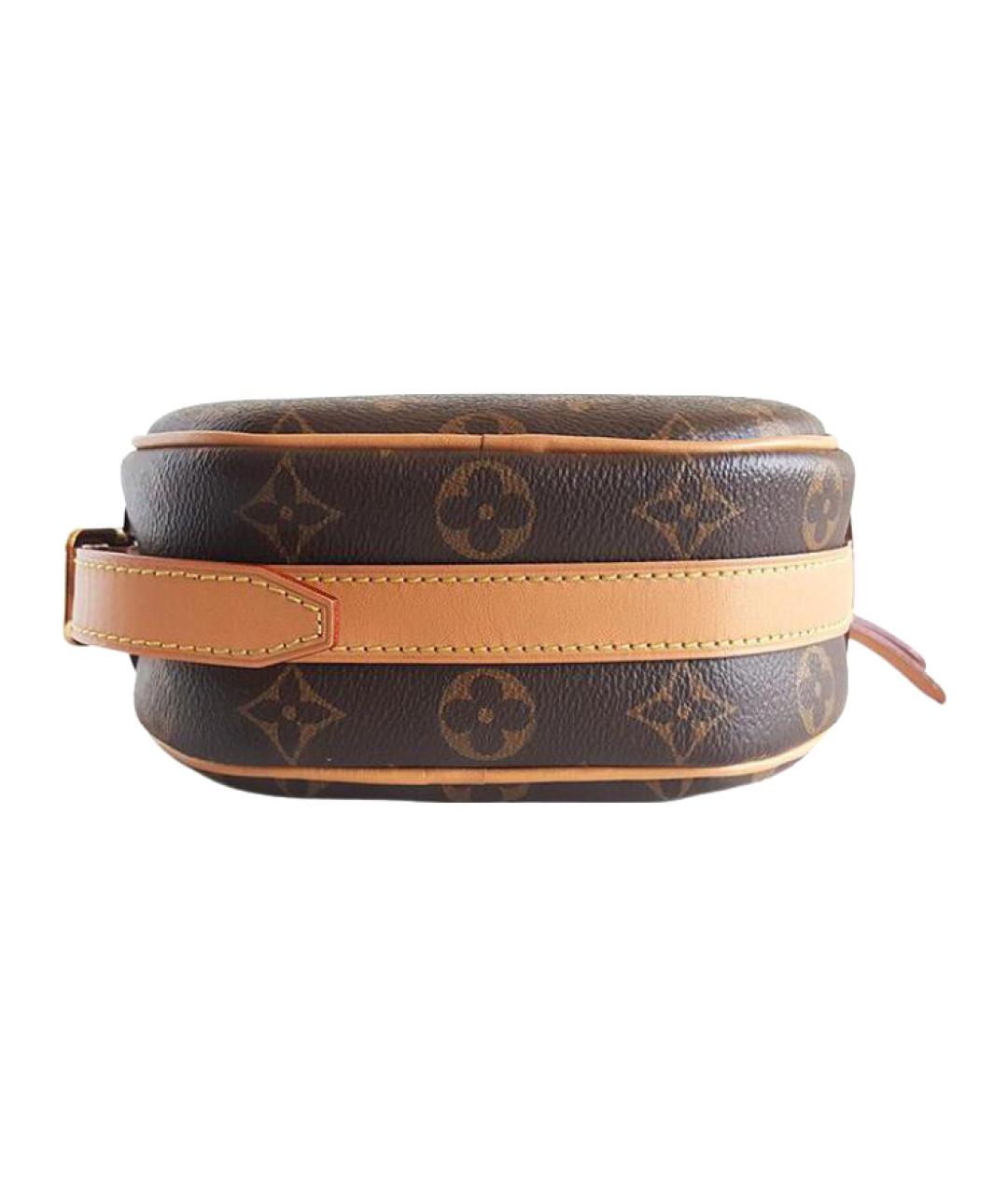 LOUIS VUITTON Коричневая кожаная сумка через плечо, фото 5