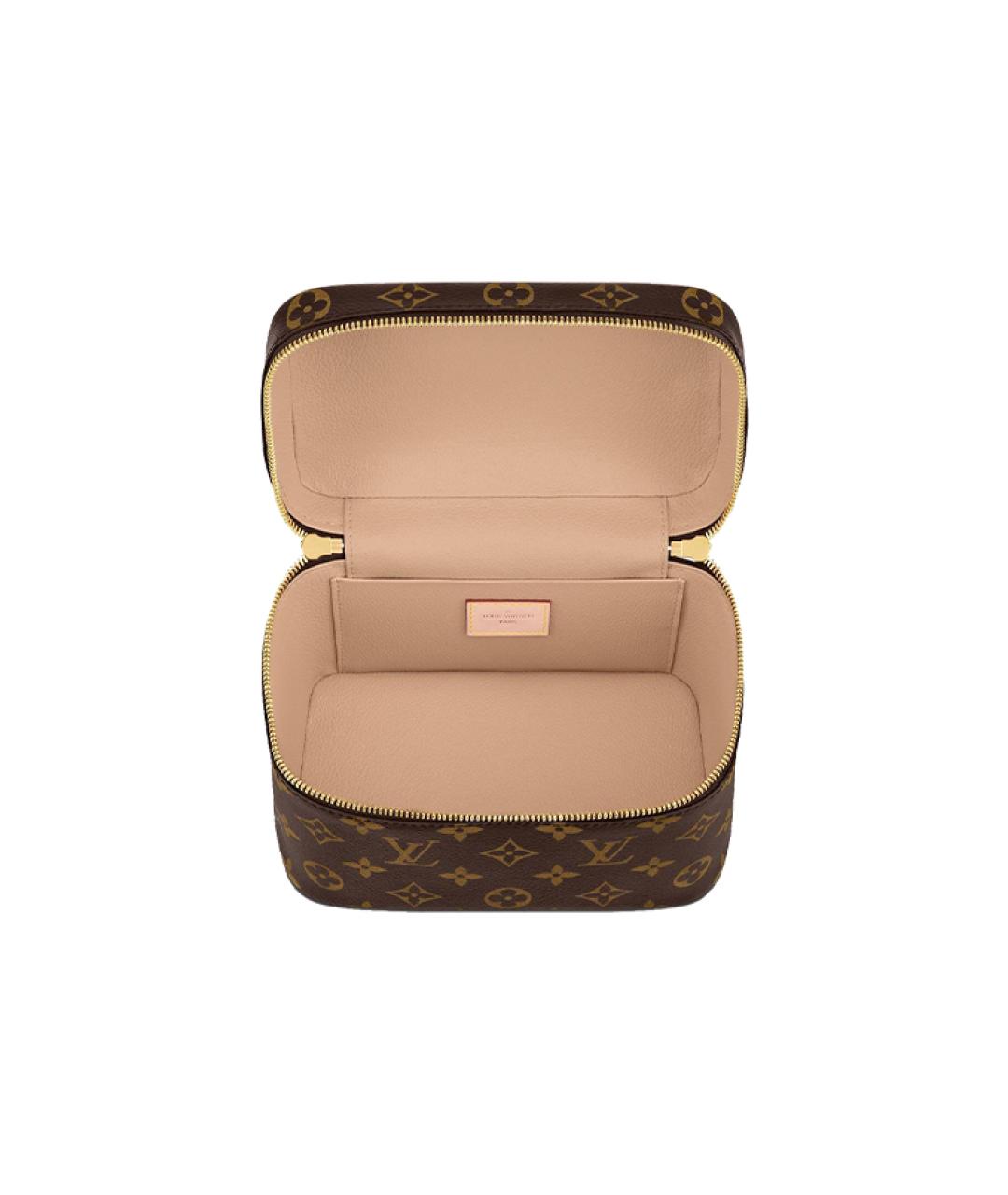 LOUIS VUITTON Коричневая кожаная сумка через плечо, фото 4