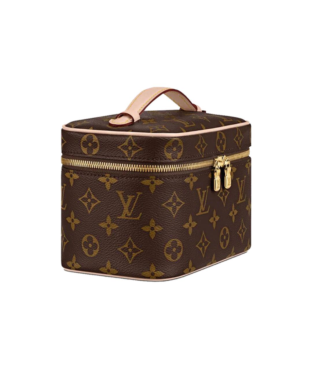 LOUIS VUITTON Коричневая кожаная сумка через плечо, фото 3