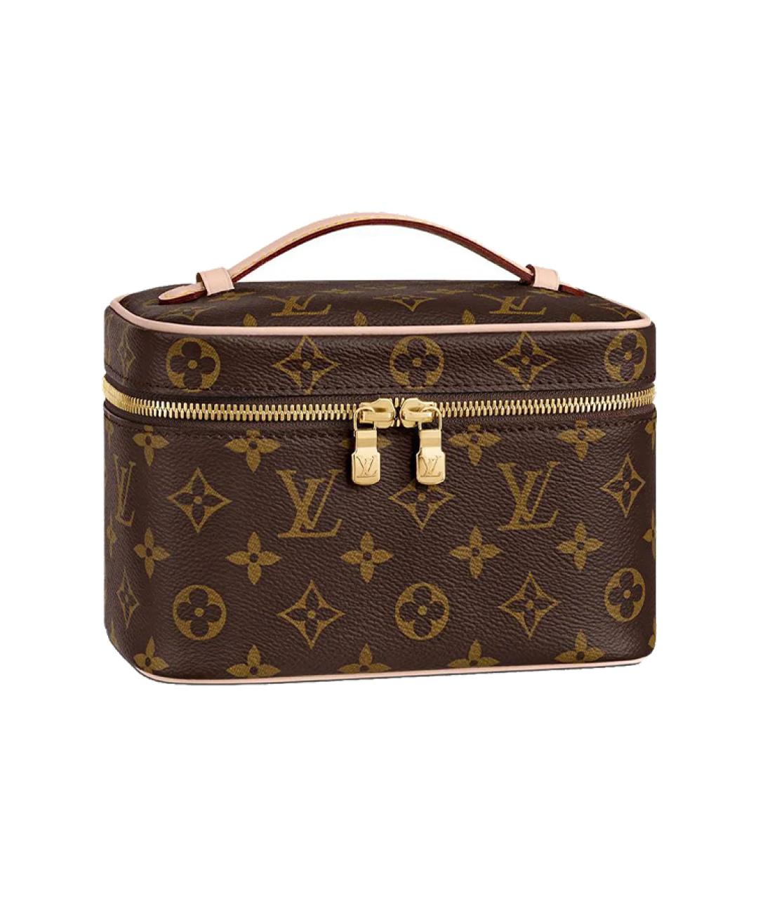LOUIS VUITTON Коричневая кожаная сумка через плечо, фото 1