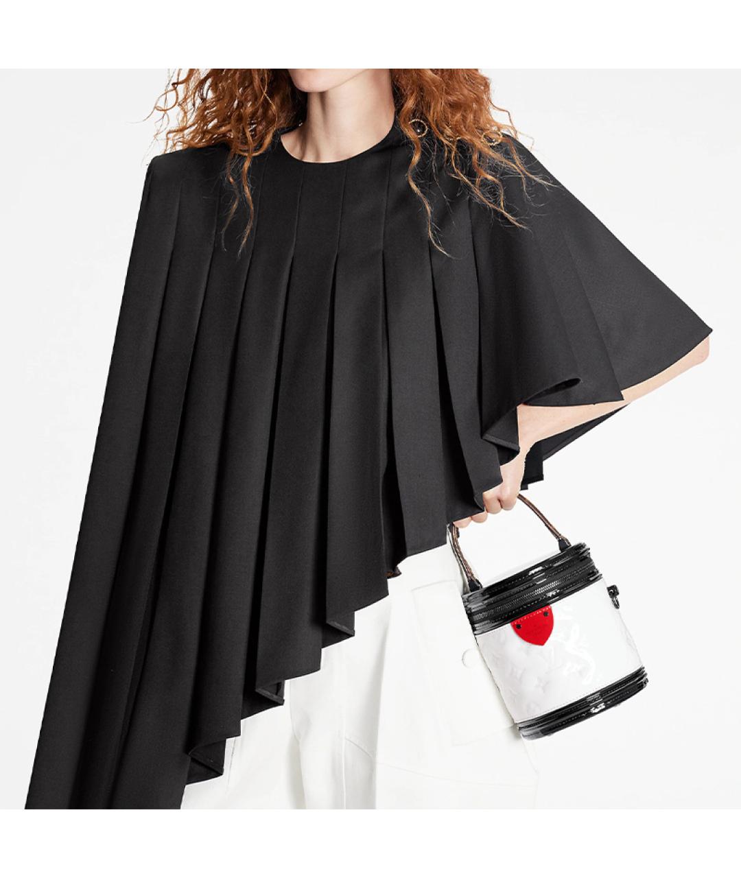 LOUIS VUITTON Белая кожаная сумка через плечо, фото 3