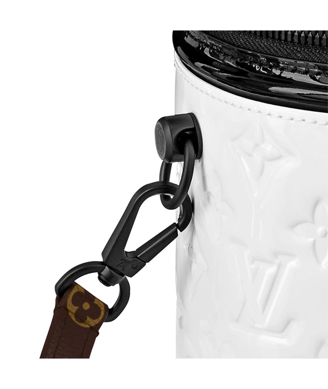 LOUIS VUITTON Белая кожаная сумка через плечо, фото 2