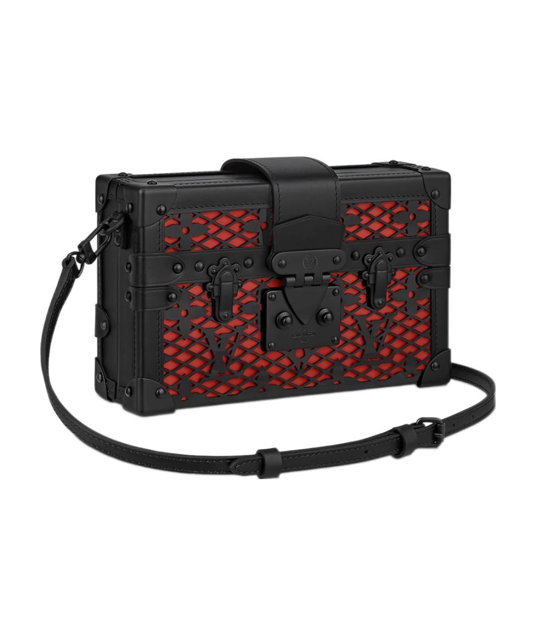 LOUIS VUITTON Черная кожаная сумка через плечо, фото 1