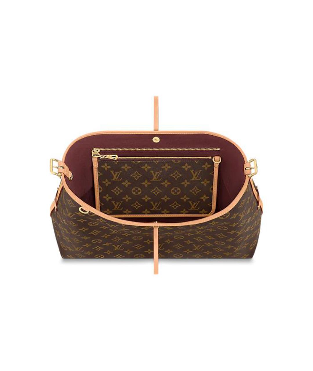 LOUIS VUITTON Коричневая сумка через плечо, фото 5