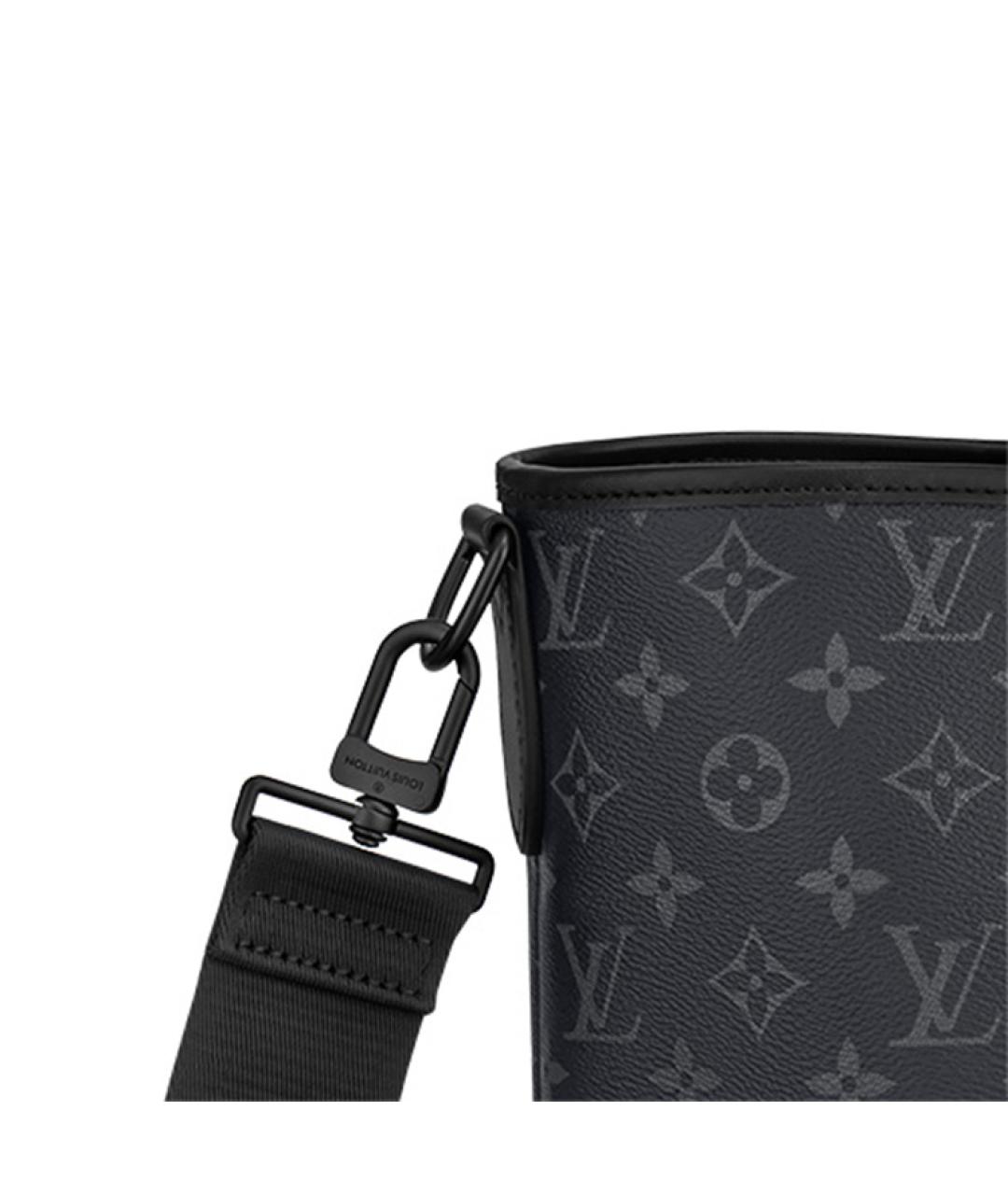 LOUIS VUITTON Антрацитовая сумка на плечо, фото 5