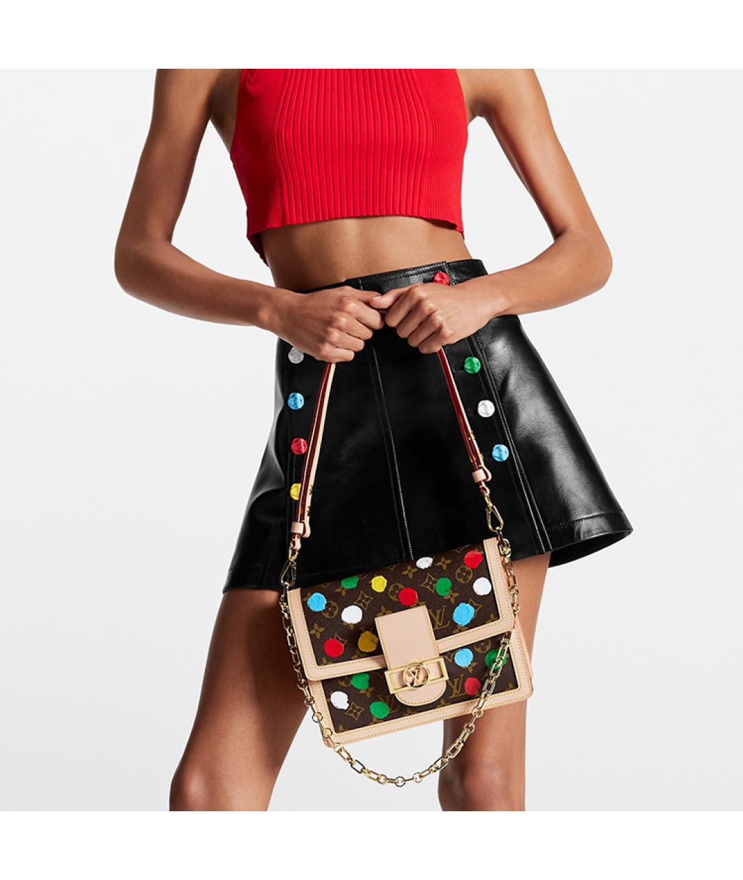 LOUIS VUITTON Коричневая сумка через плечо, фото 7