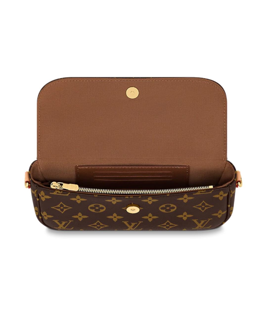LOUIS VUITTON Коричневая сумка через плечо, фото 4