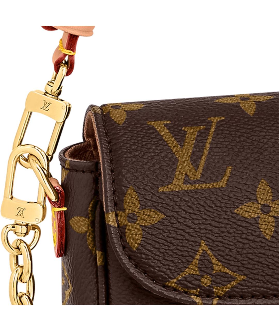 LOUIS VUITTON Коричневая сумка через плечо, фото 6