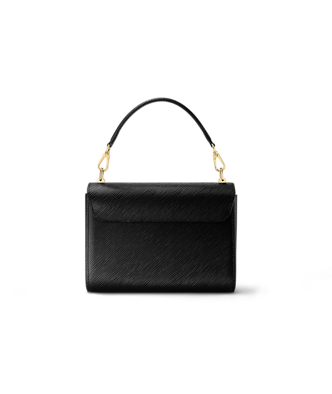 LOUIS VUITTON Черная кожаная сумка через плечо, фото 2