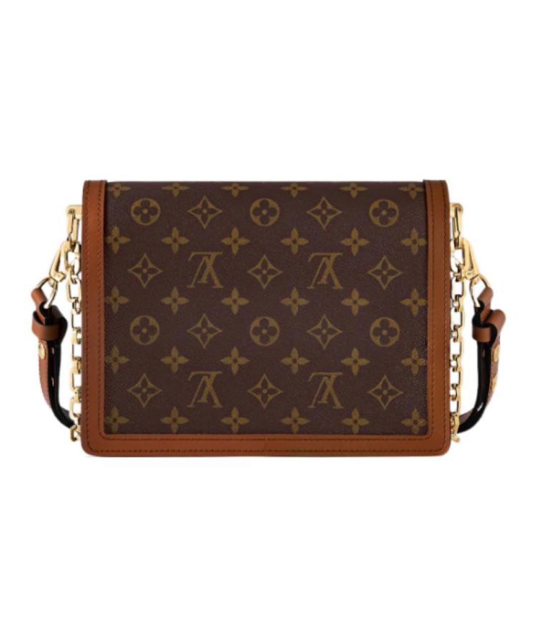 LOUIS VUITTON Коричневая сумка через плечо, фото 3