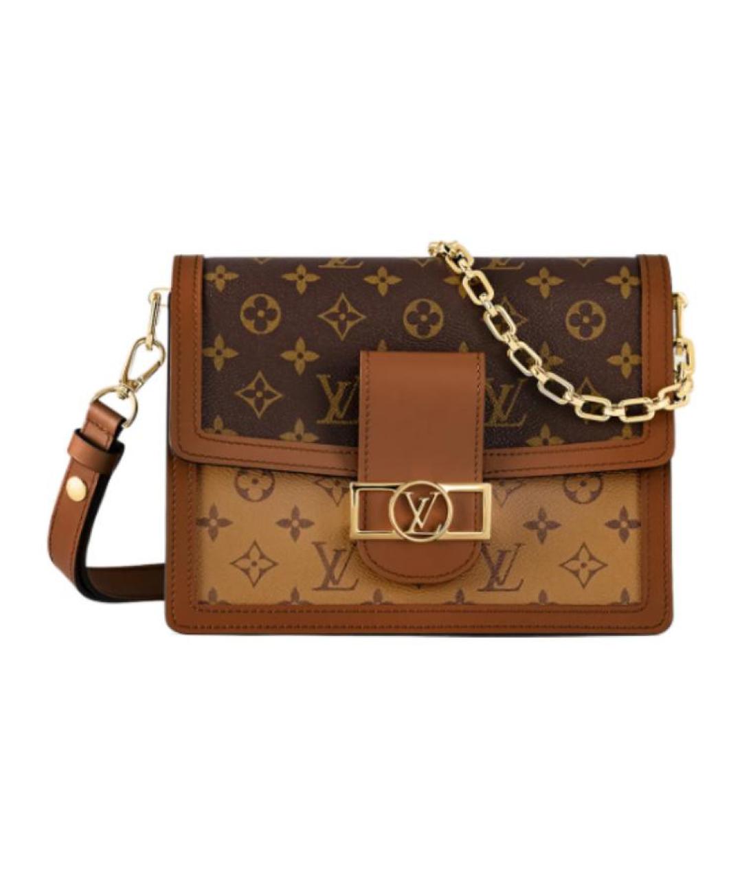 LOUIS VUITTON Коричневая сумка через плечо, фото 1