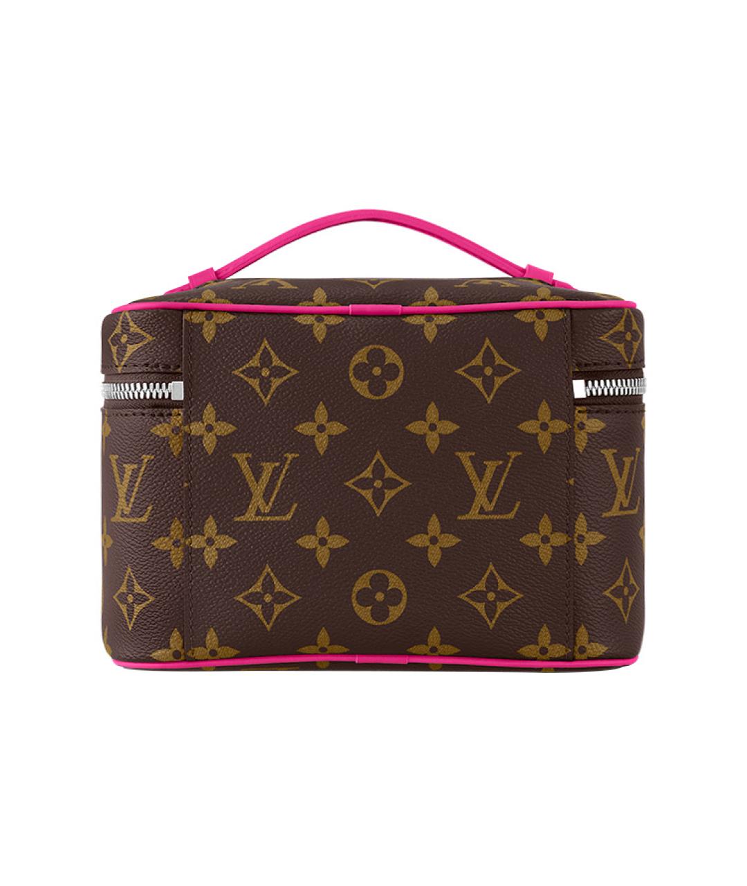 LOUIS VUITTON Коричневая косметичка, фото 3
