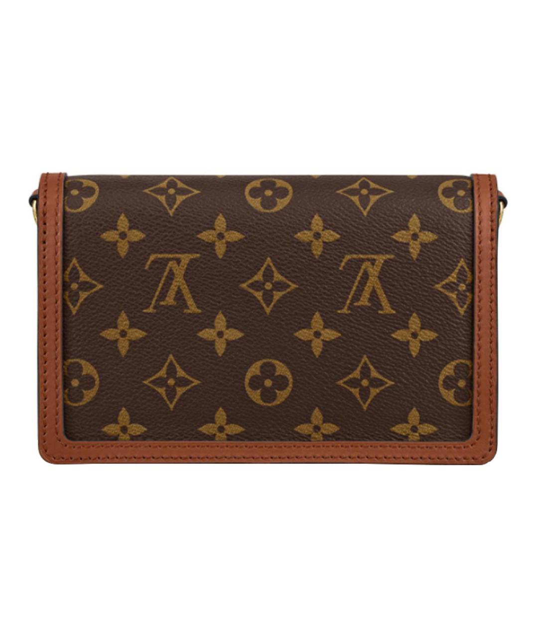 LOUIS VUITTON Коричневая сумка через плечо, фото 3