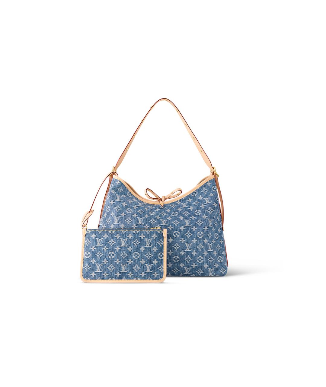 LOUIS VUITTON Синяя сумка через плечо, фото 3