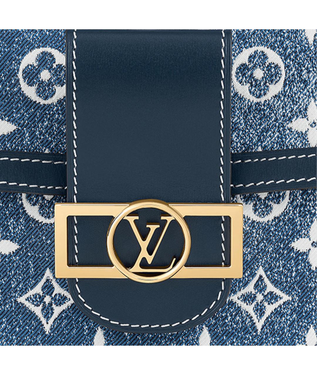 LOUIS VUITTON Синяя сумка через плечо, фото 6