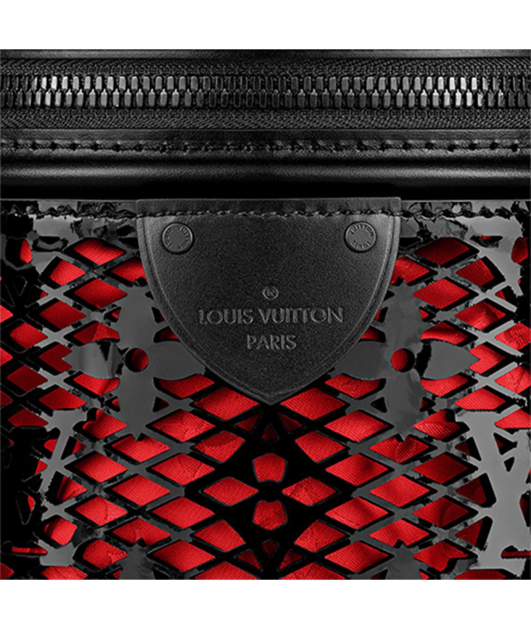 LOUIS VUITTON Черная кожаная сумка через плечо, фото 5