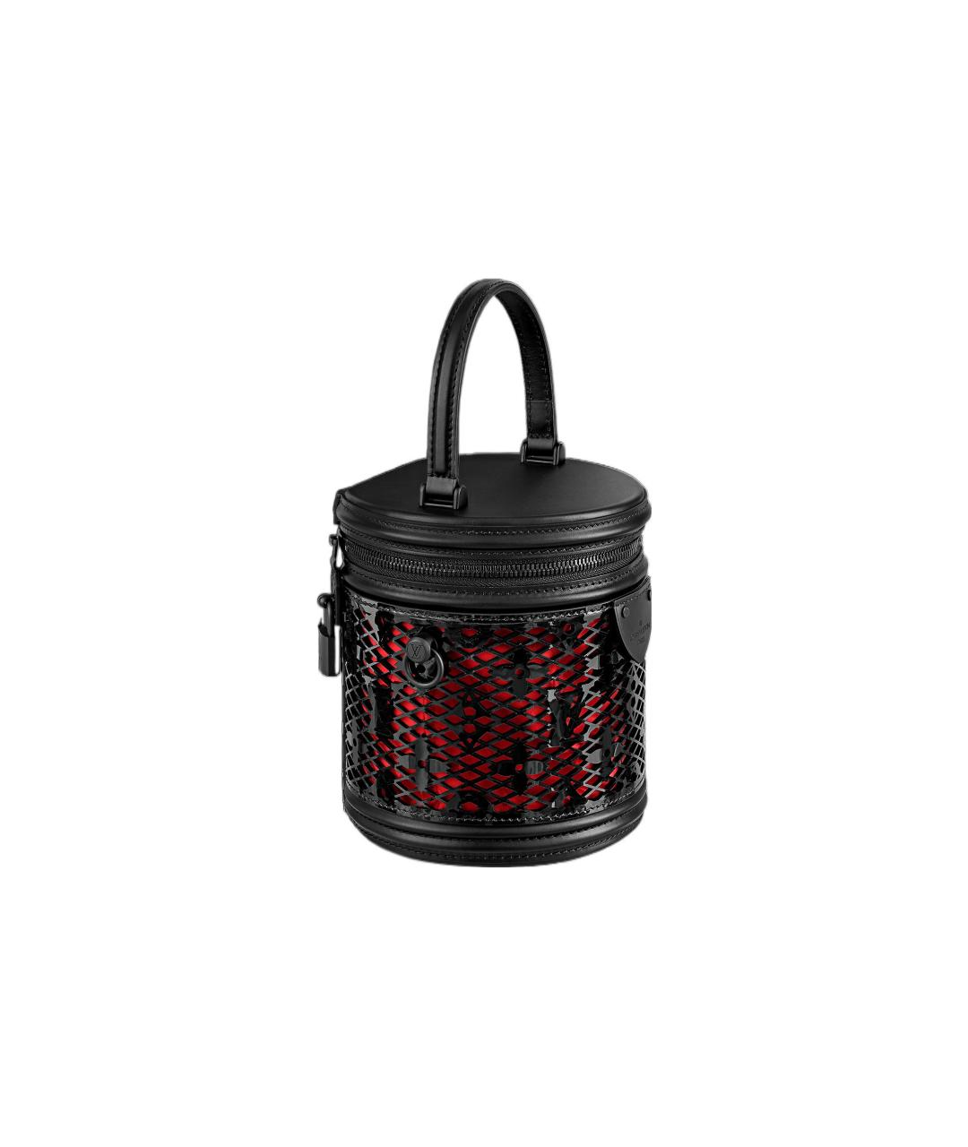 LOUIS VUITTON Черная кожаная сумка через плечо, фото 2