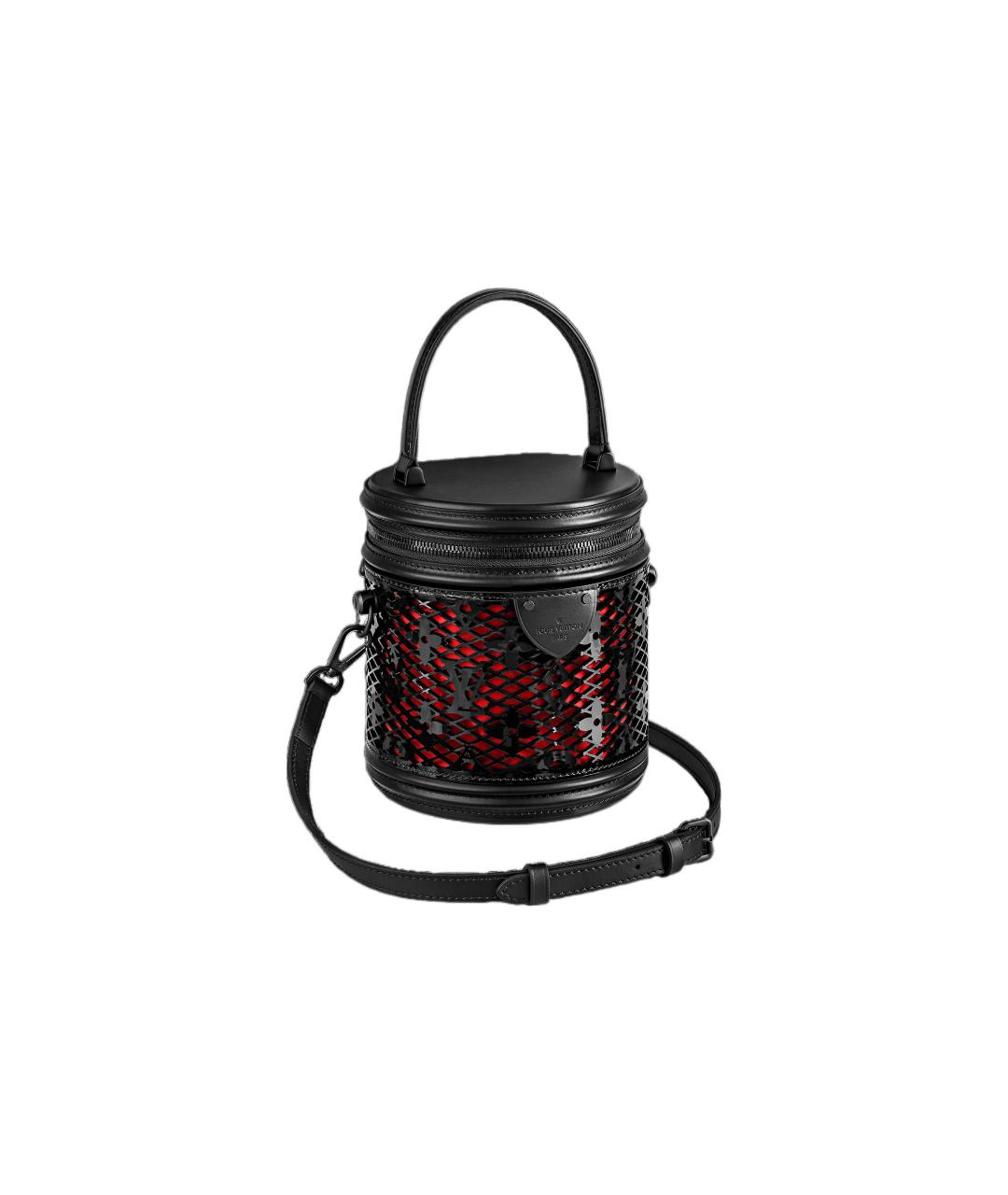 LOUIS VUITTON Черная кожаная сумка через плечо, фото 1