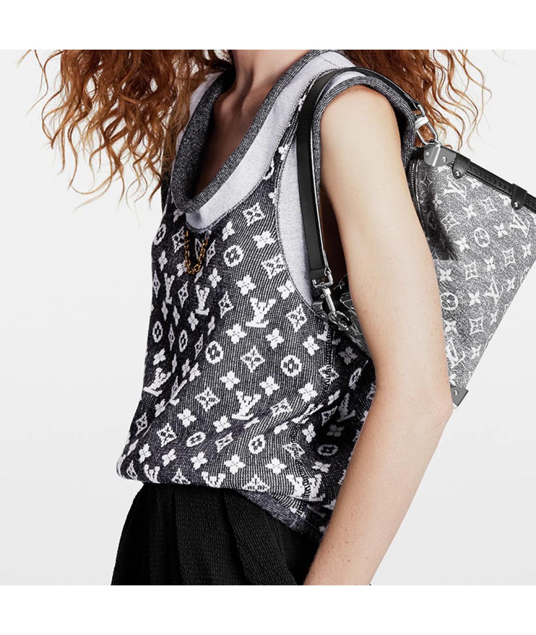 LOUIS VUITTON Серая сумка через плечо, фото 7