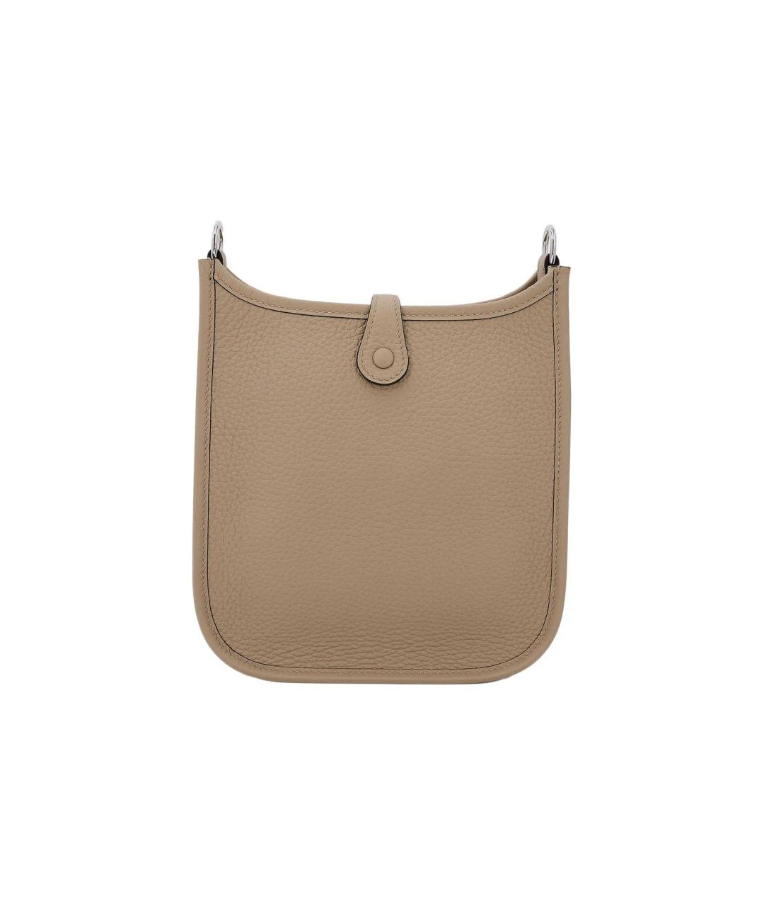 HERMES Коричневая кожаная сумка через плечо, фото 5