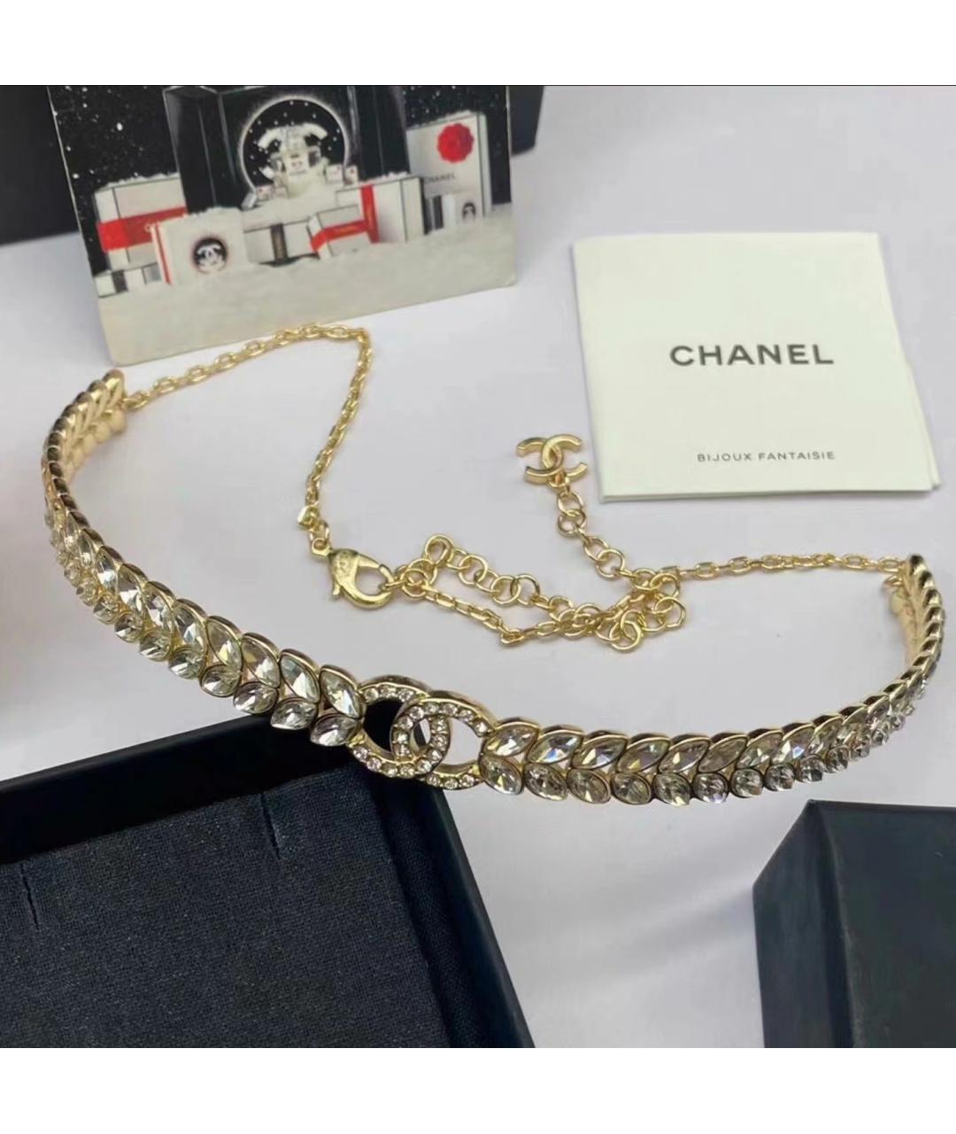 CHANEL Золотое колье, фото 5