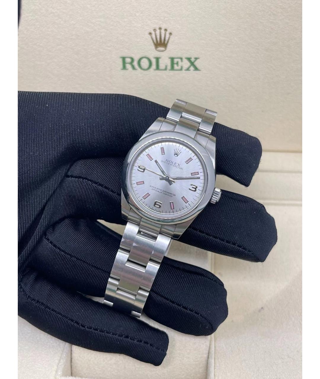 ROLEX Белые часы, фото 3