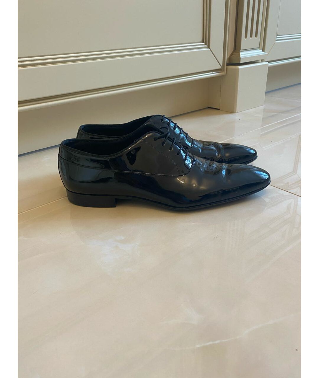 HUGO BOSS Черные туфли из лакированной кожи, фото 9