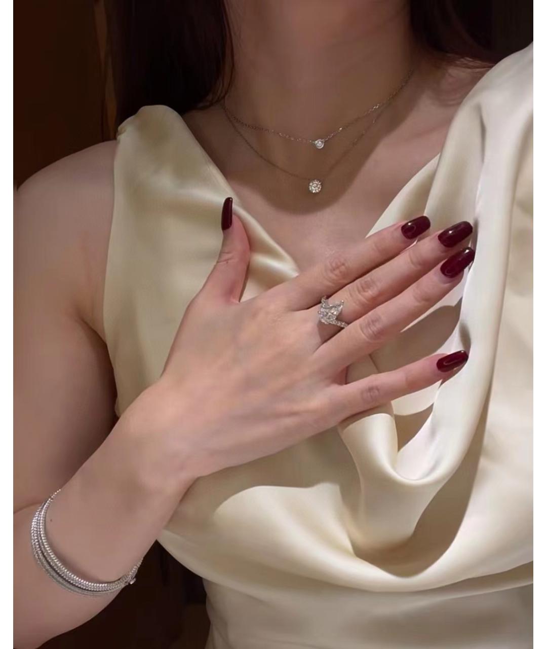 TIFFANY&CO Белое колье из белого золота, фото 4