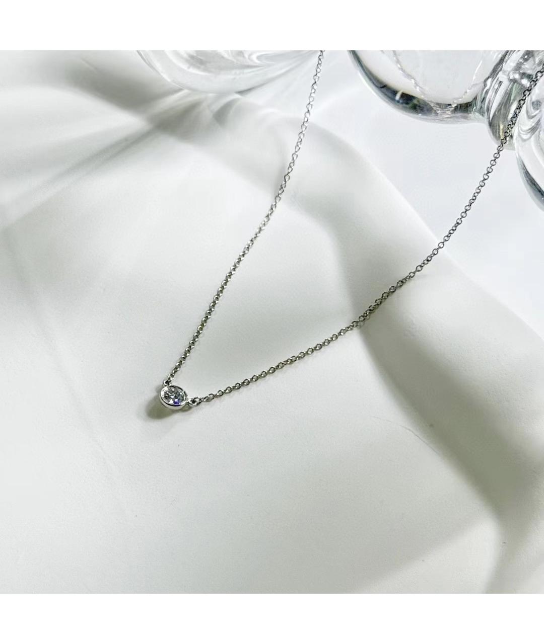 TIFFANY&CO Белое колье из белого золота, фото 5