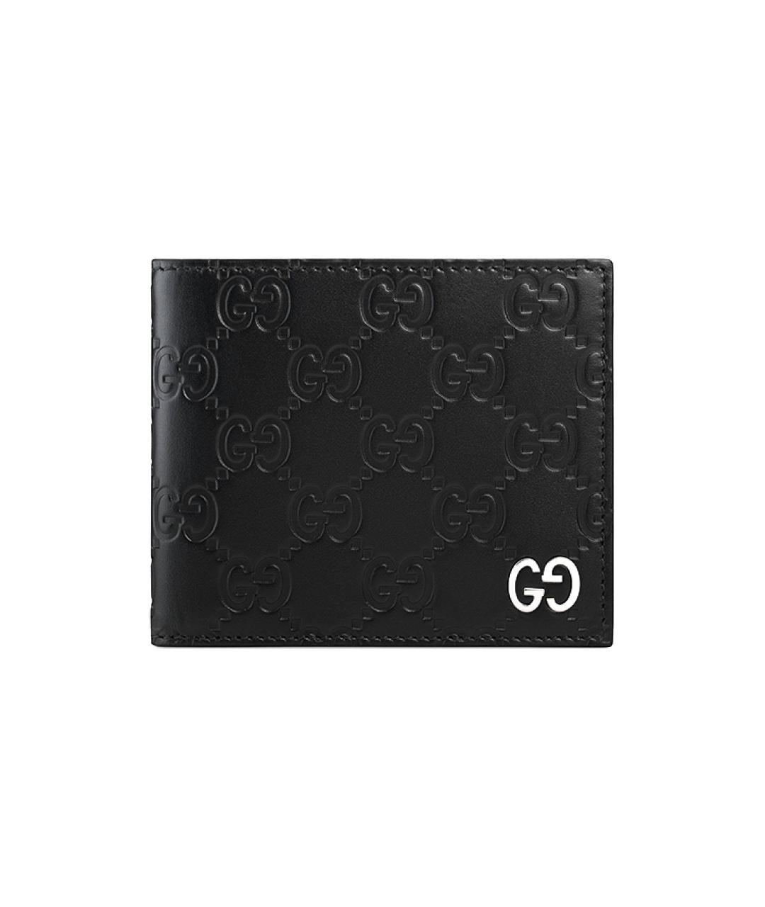 GUCCI Черный кожаный кошелек, фото 8