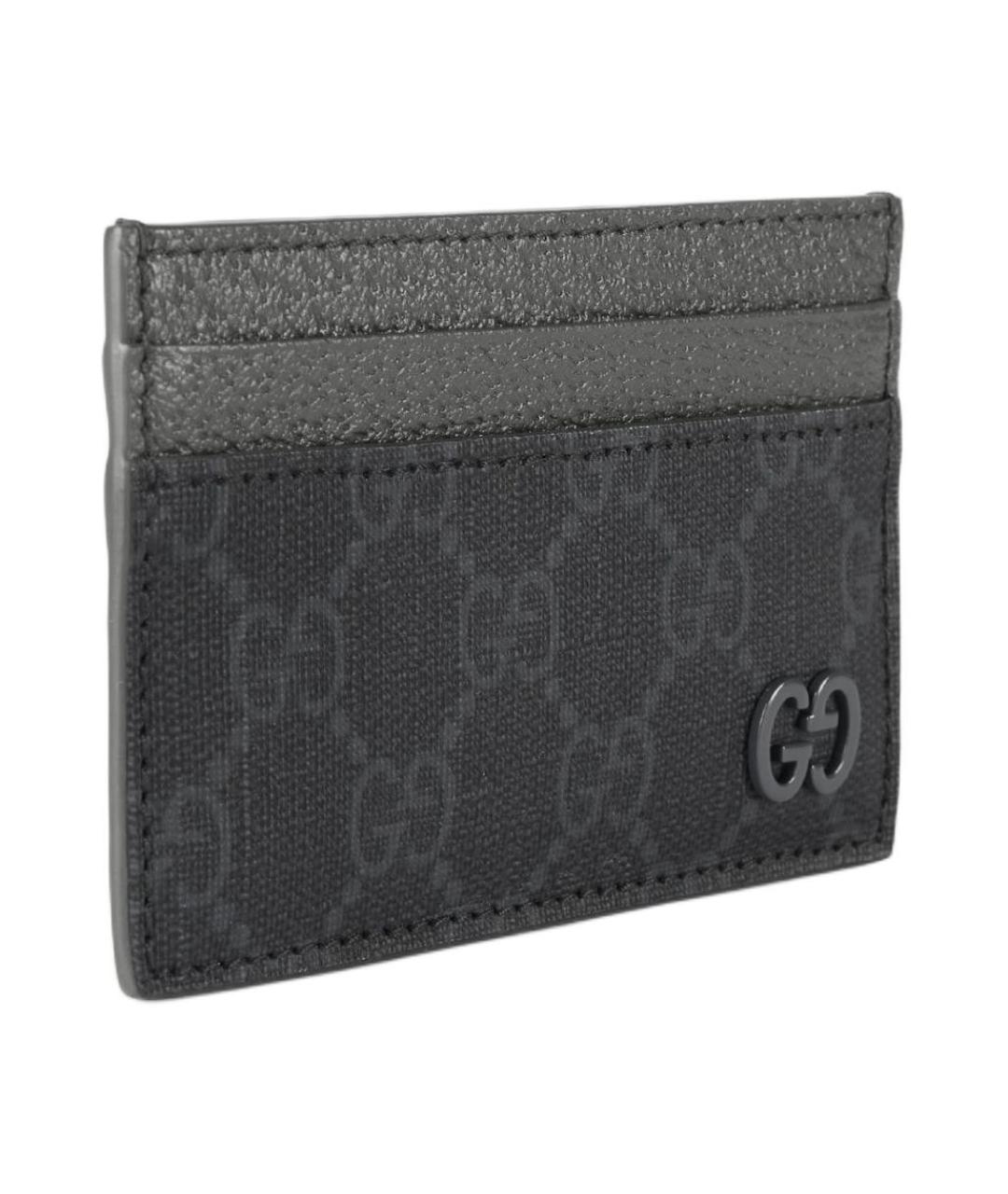 GUCCI Антрацитовый кардхолдер, фото 2