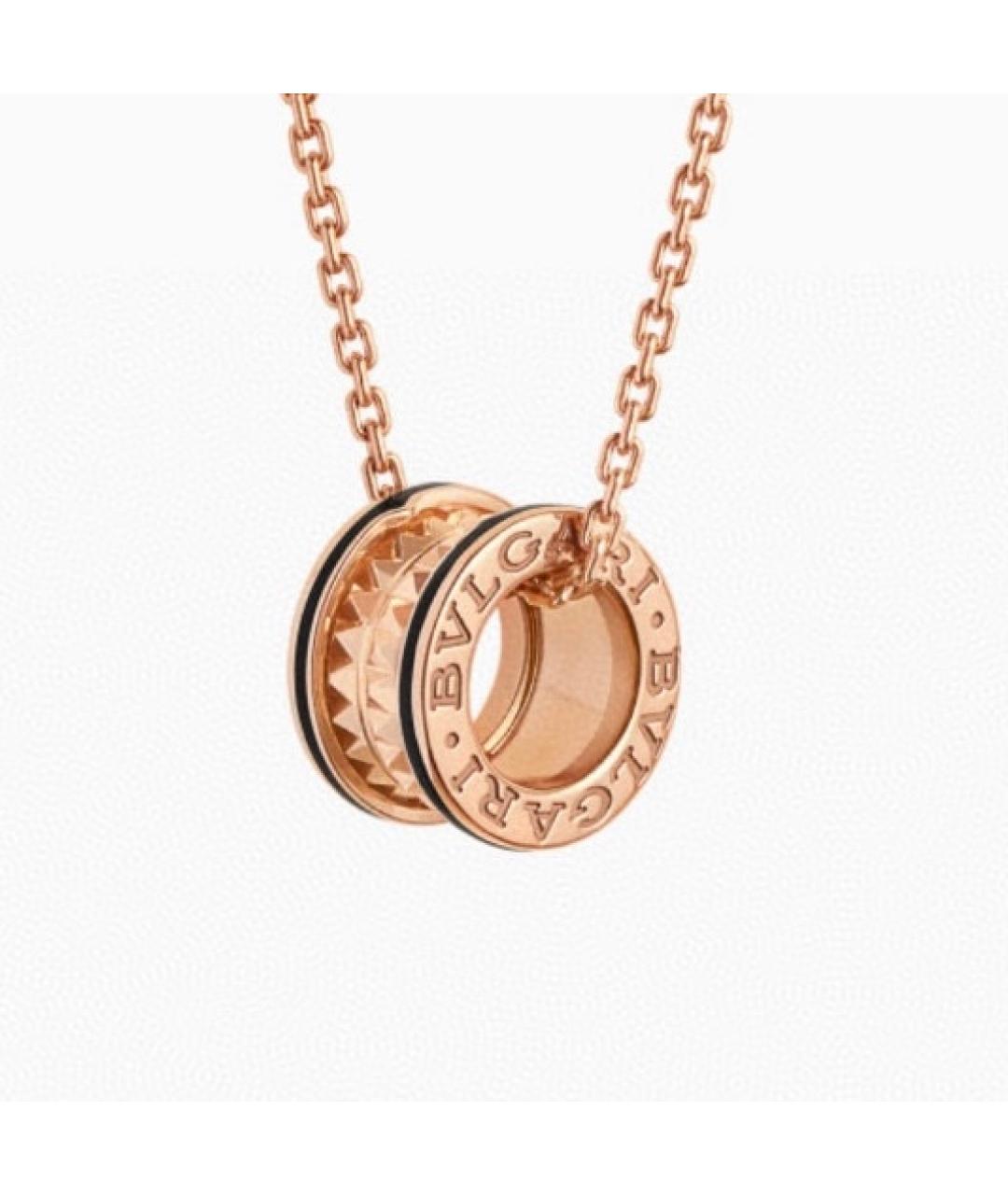 BVLGARI Розовая подвеска из розового золота, фото 7