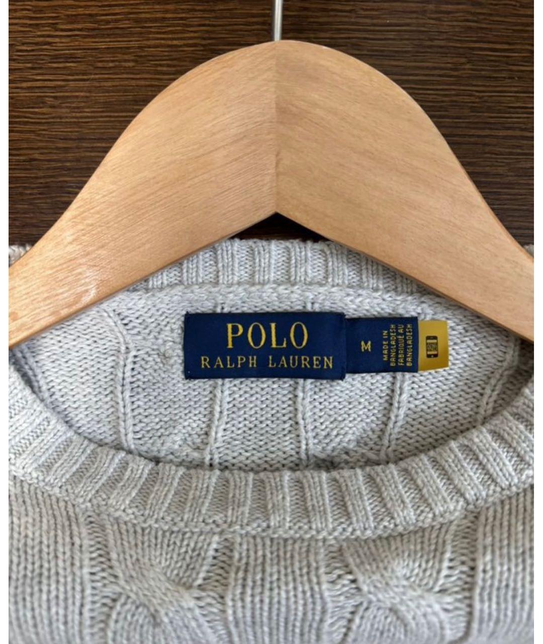 POLO RALPH LAUREN Серый кашемировый джемпер / свитер, фото 3