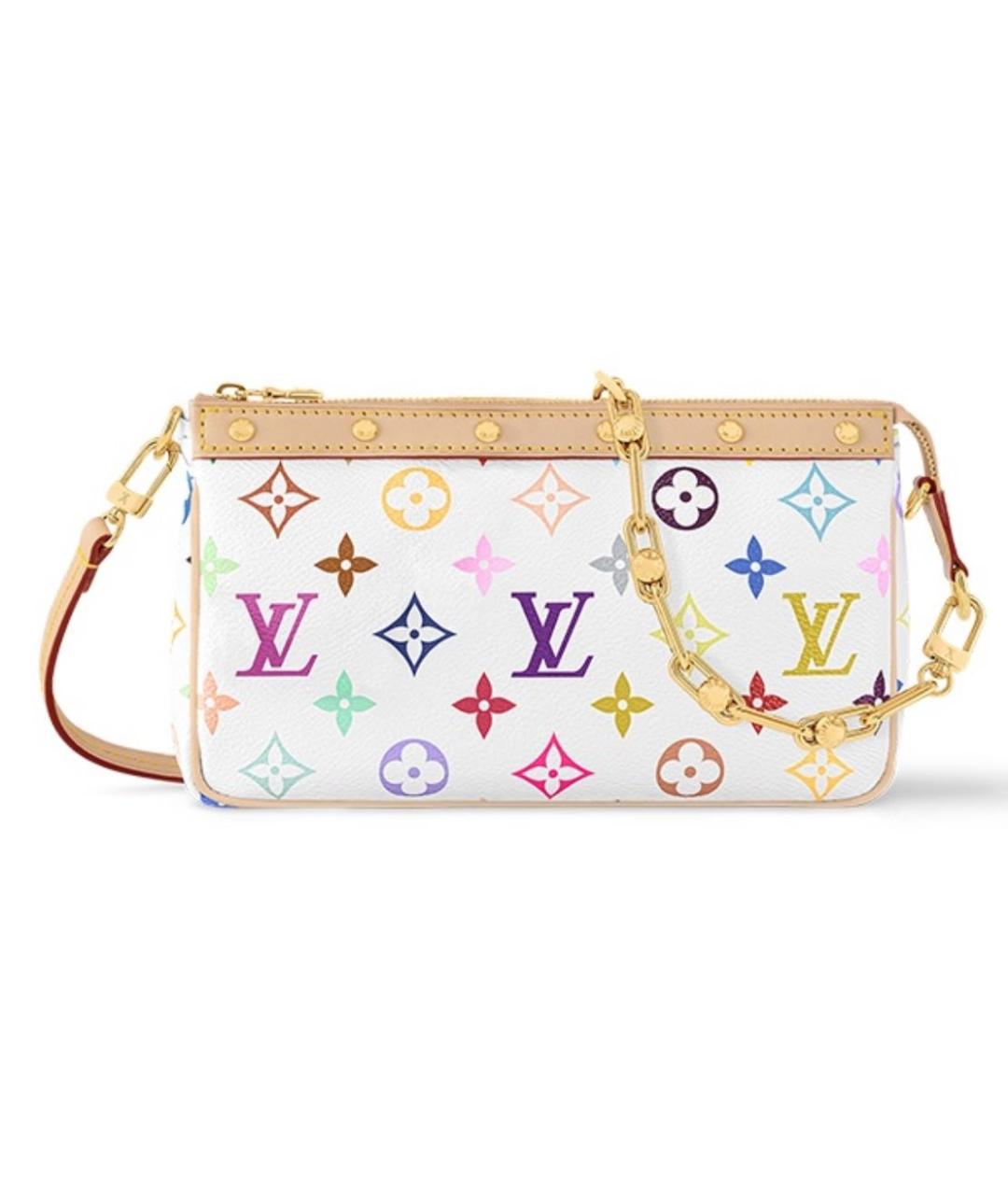 LOUIS VUITTON Белая сумка с короткими ручками, фото 8