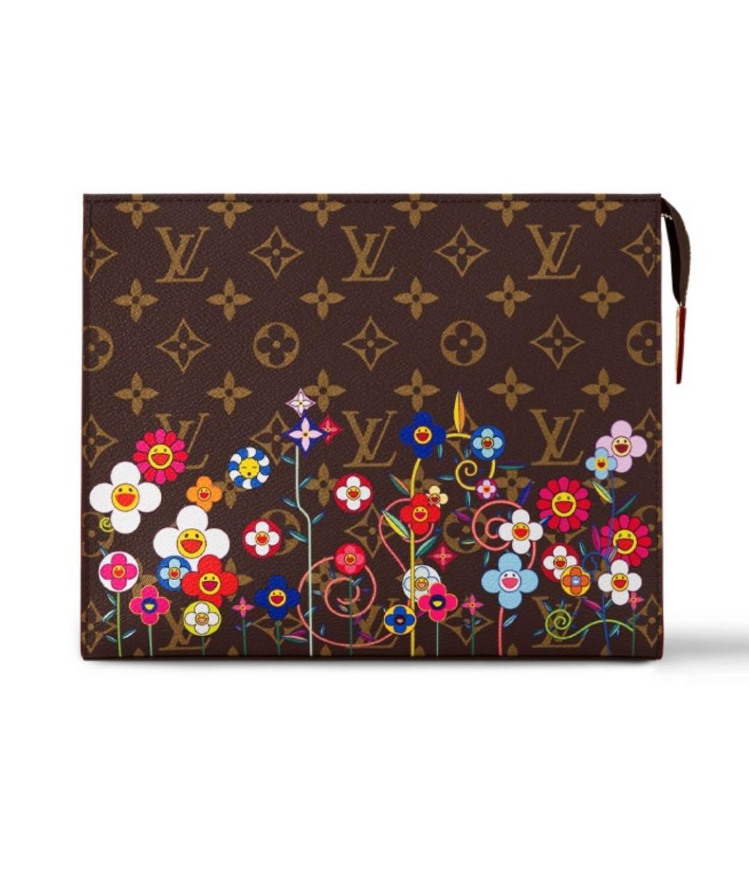 LOUIS VUITTON Коричневая сумка с короткими ручками, фото 3