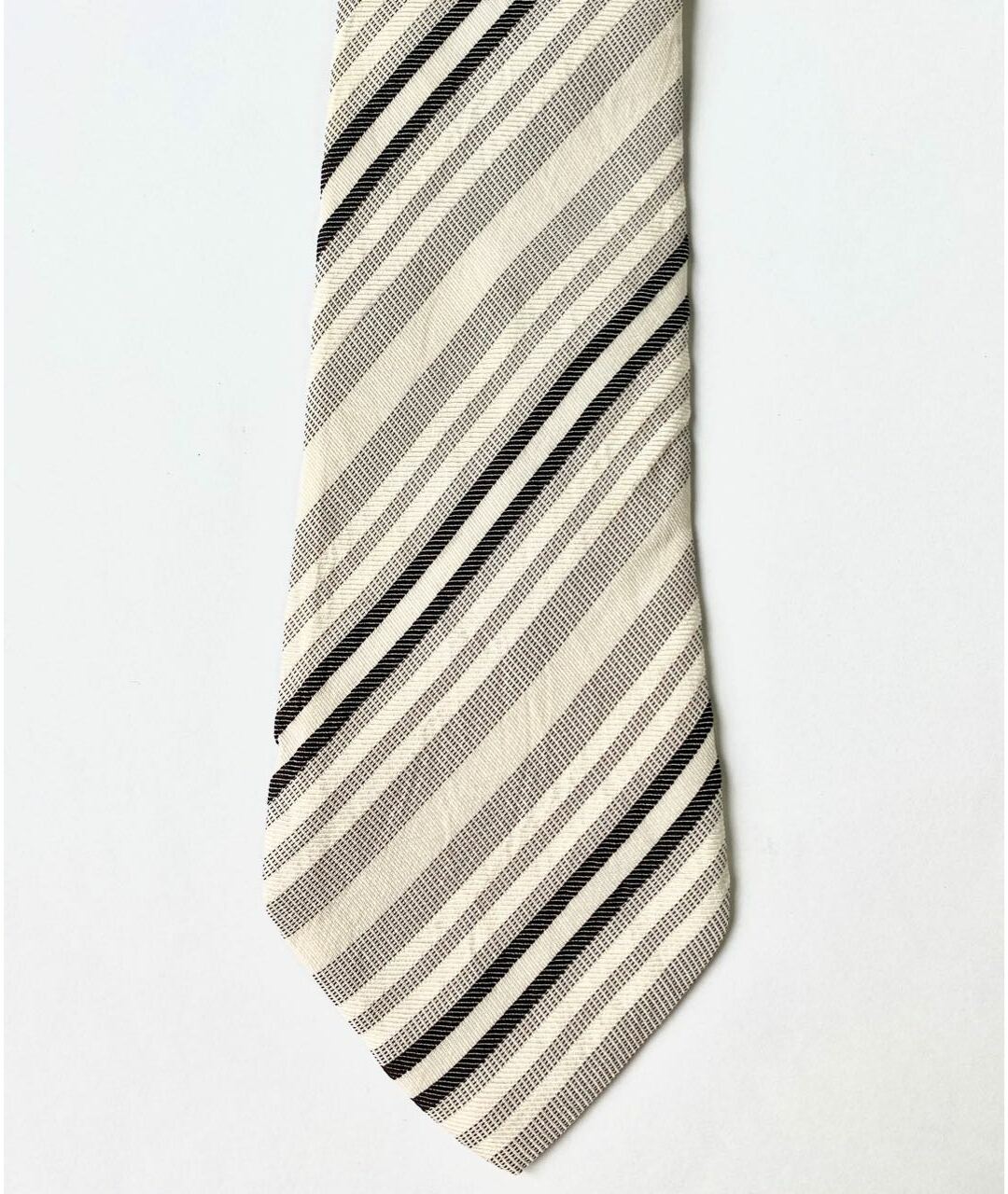 GIORGIO ARMANI Бежевый шелковый галстук, фото 2