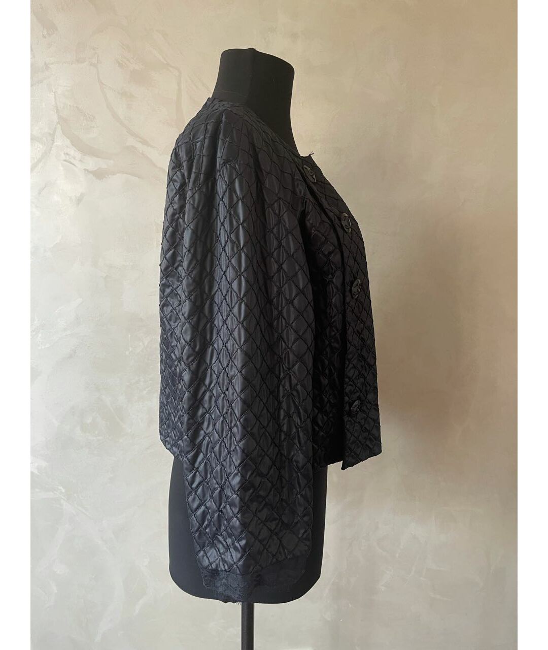 CHANEL Черный полиэстеровый жакет/пиджак, фото 2