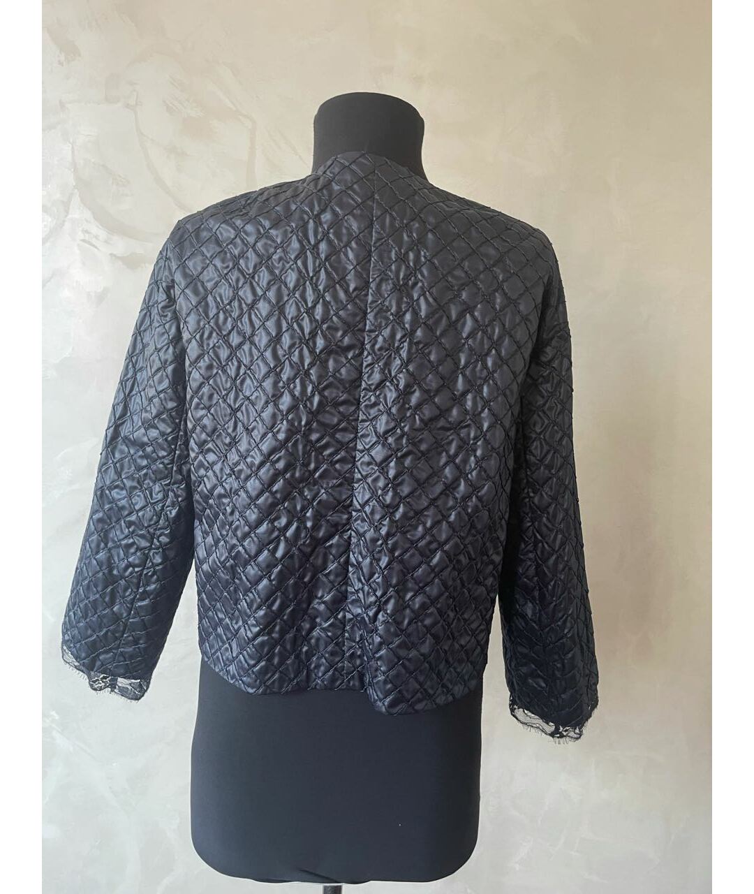 CHANEL Черный полиэстеровый жакет/пиджак, фото 3