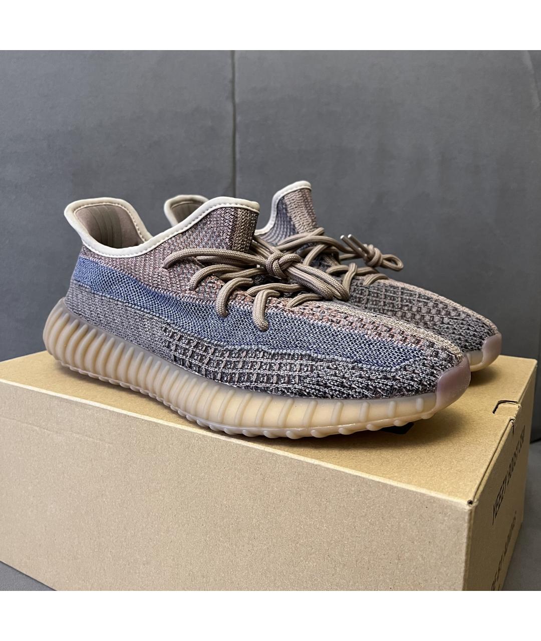 ADIDAS YEEZY Фиолетовые низкие кроссовки / кеды, фото 3