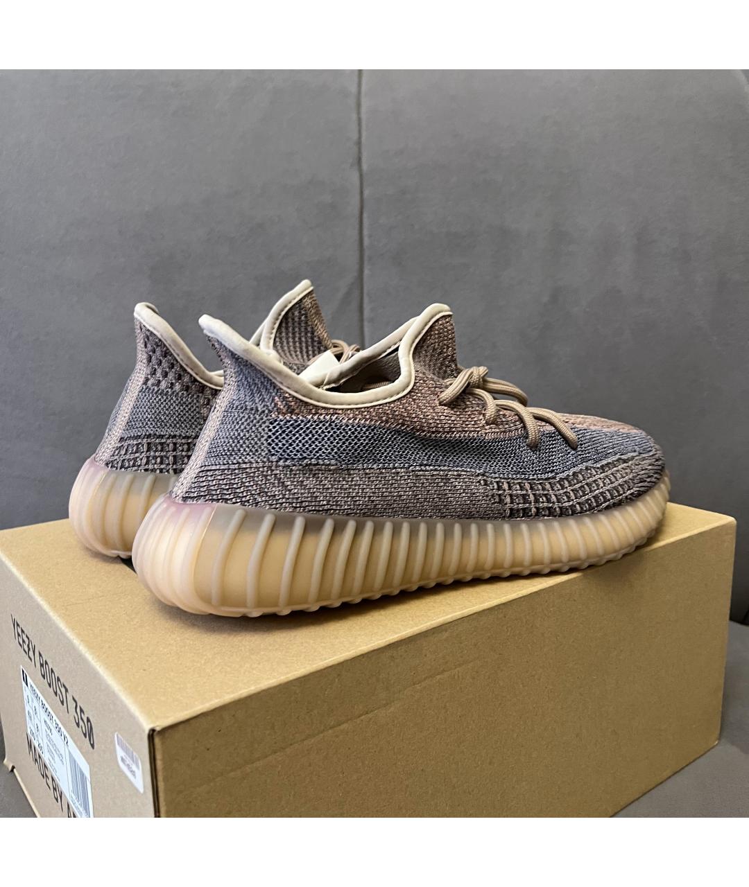 ADIDAS YEEZY Фиолетовые низкие кроссовки / кеды, фото 7