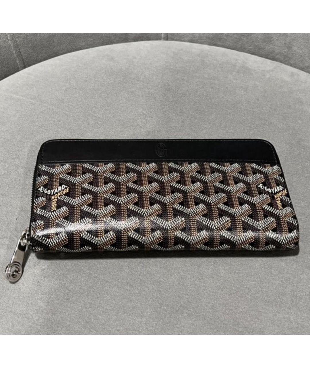 GOYARD Коричневый кошелек, фото 8