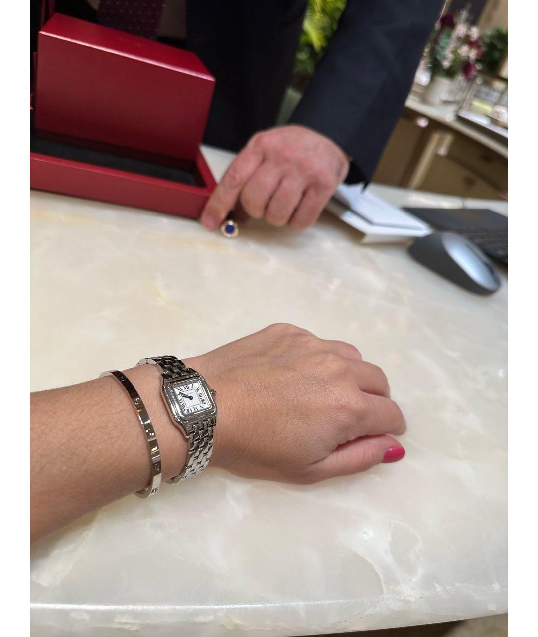 CARTIER Серебряные часы из белого золота, фото 3