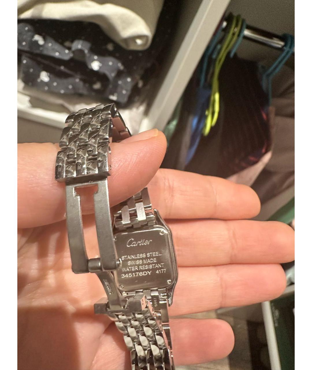 CARTIER Серебряные часы из белого золота, фото 2